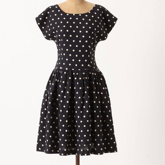 Anthropologie Dresses & Skirts - Anthropologie Vintage Style Polka Dot Dress